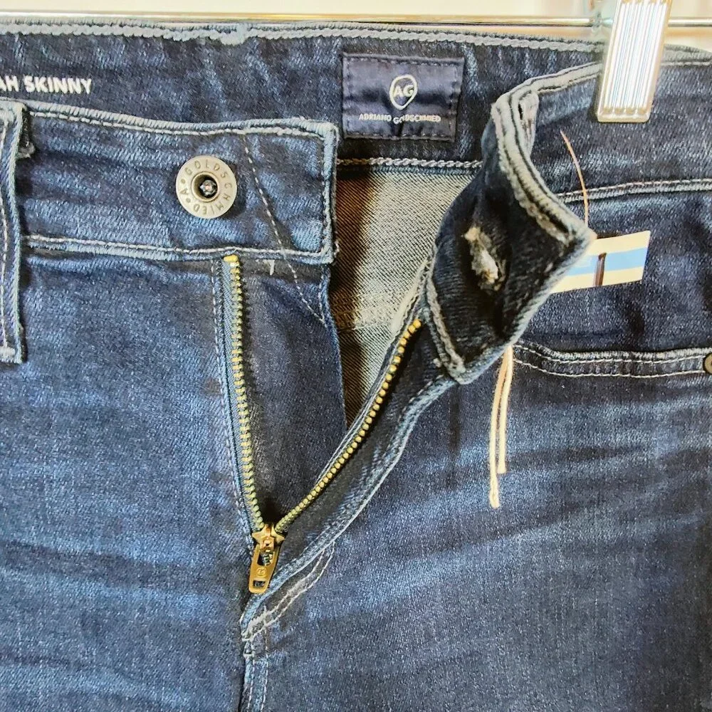 AG‎ Women's Size 23R High-Rise Farrah Skinny Jeans NWT - Picture 8 of 14